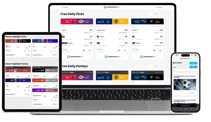 Sportpickswin website - sports picks and premium subscriptions