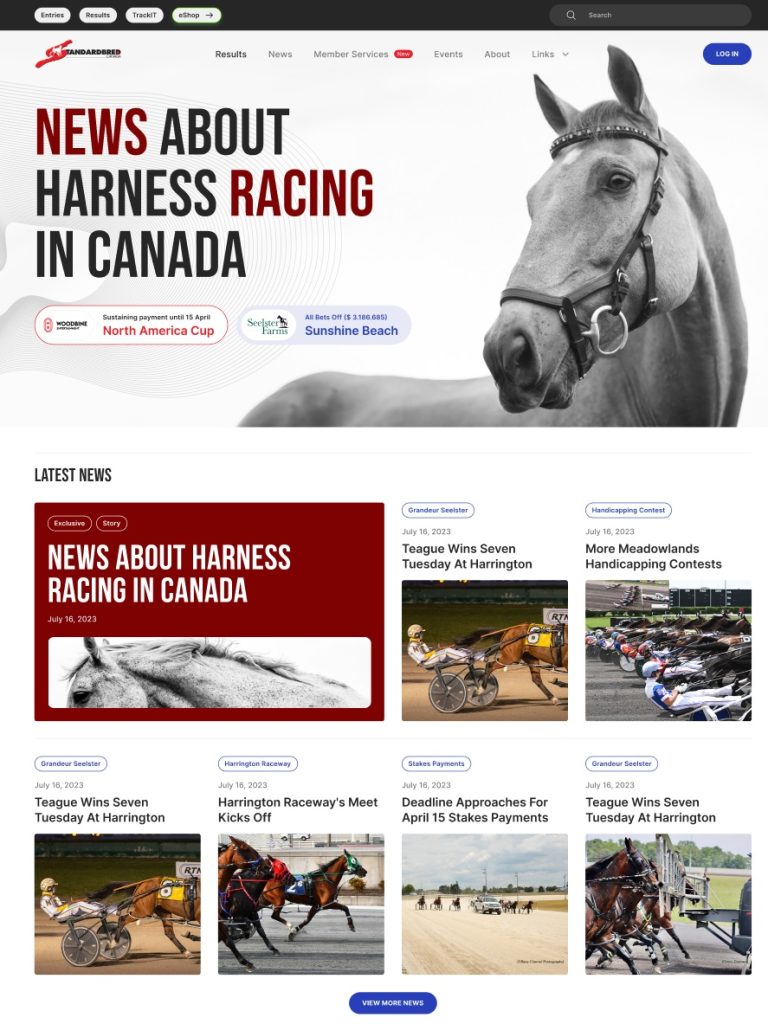 Standardbred Canada New