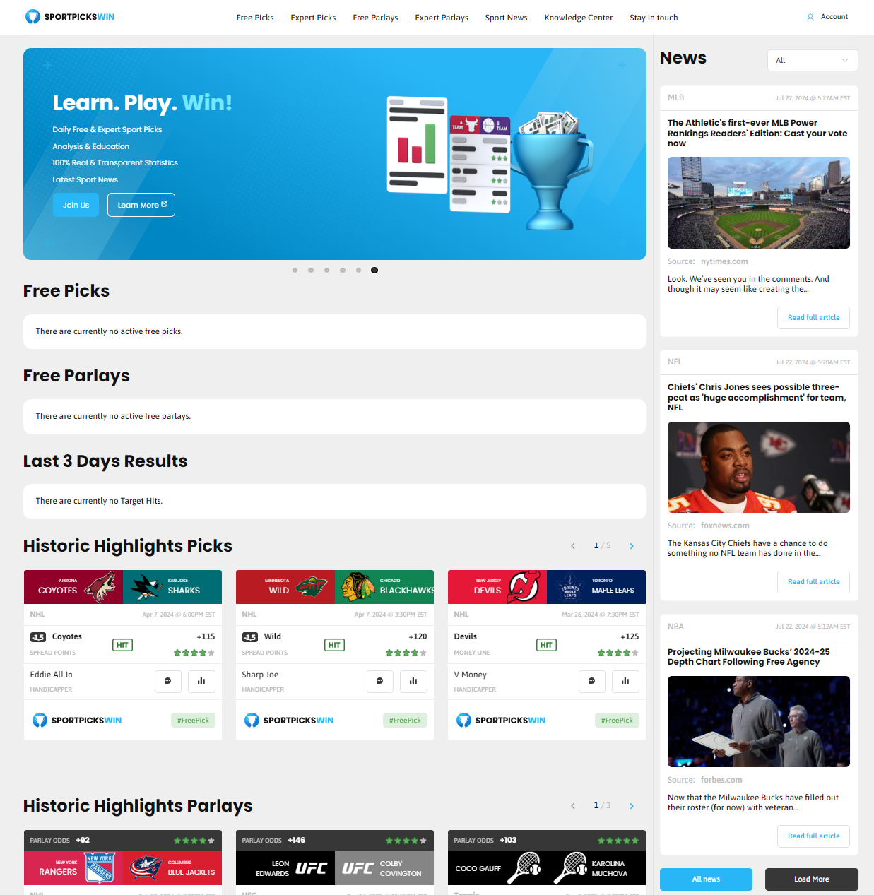 Read more about the article Sports Betting Website Development for Sportpickswin